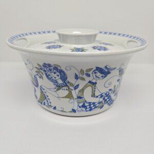 Vintage Lotte Coupe by Figgjo 1 Qt Casserole Bowl w/ Lid, Norway, 1972